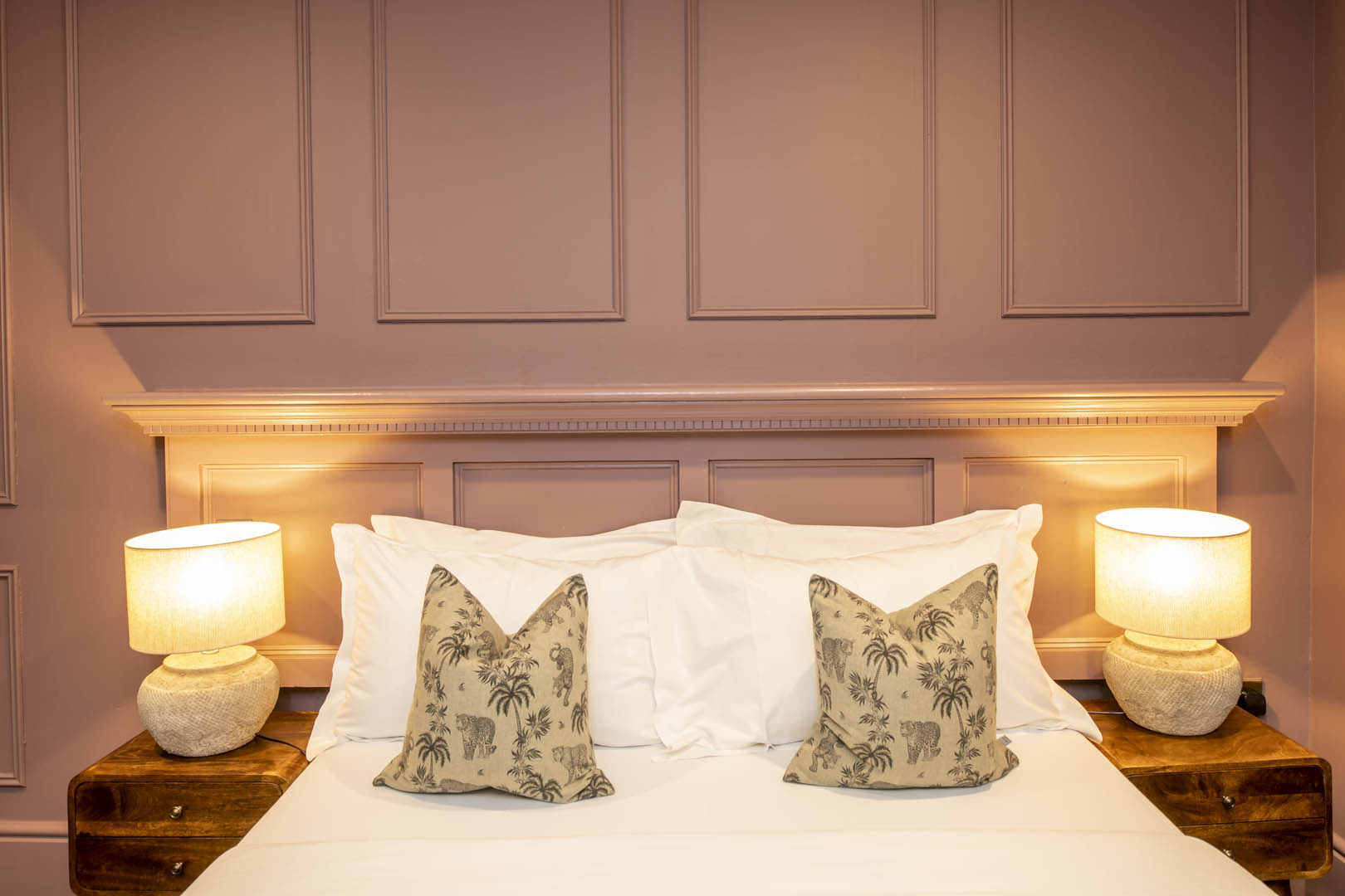 Bed detail at The Silken Rooms